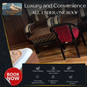 Brown and Blue Minimalist Modern Luxury Hotel Instagram Post